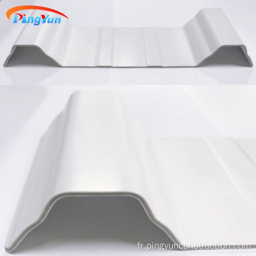 Tuile de toit en plastique techo anti-corrosion en PVC